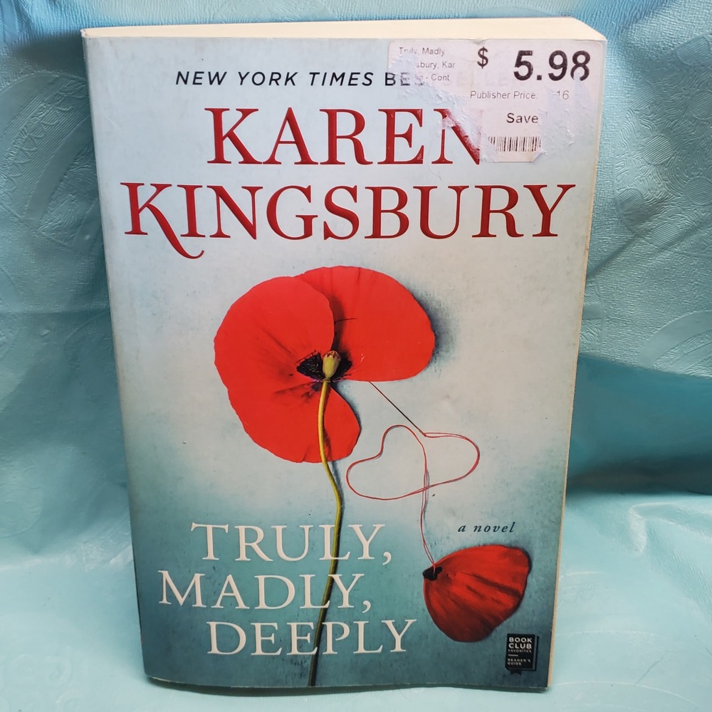 Truly Madly Deeply by Karen Kingsbury Paperback Novel Baxter Family Fiction